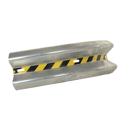 Vestil Guard Rail System - Curved Rail GR-H2R-CRV-BO-4-HDG